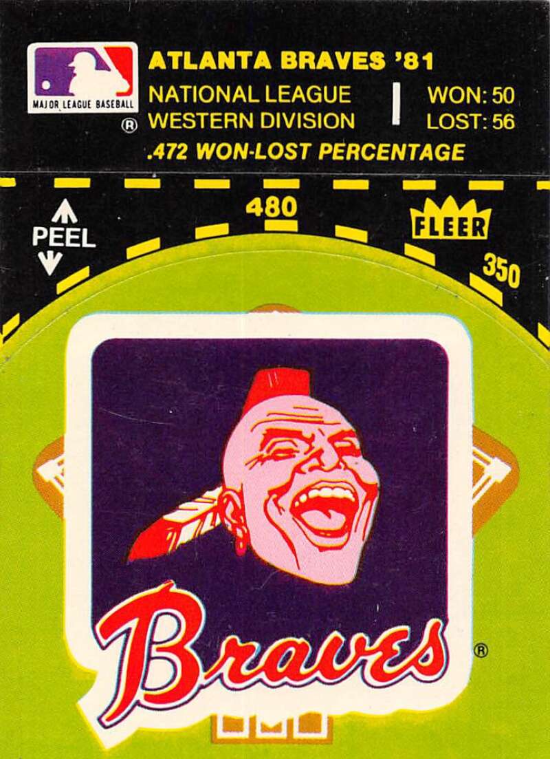1982 Fleer Team Logo Stickers/Puzzle Back All Versions and Variations