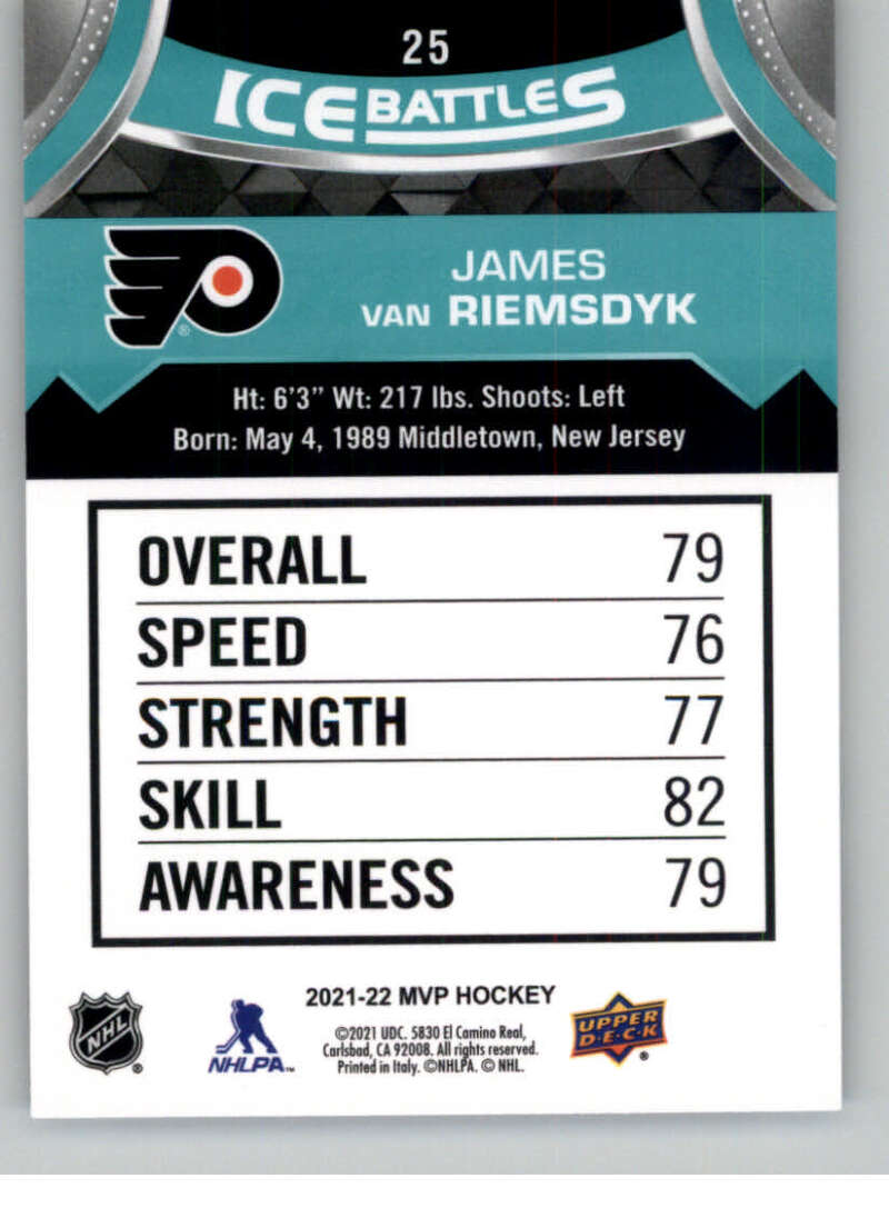 2021-22 Upper Deck MVP ICE BATTLES NHL Hockey Trading Cards Pick From List - Bild 50 von 500