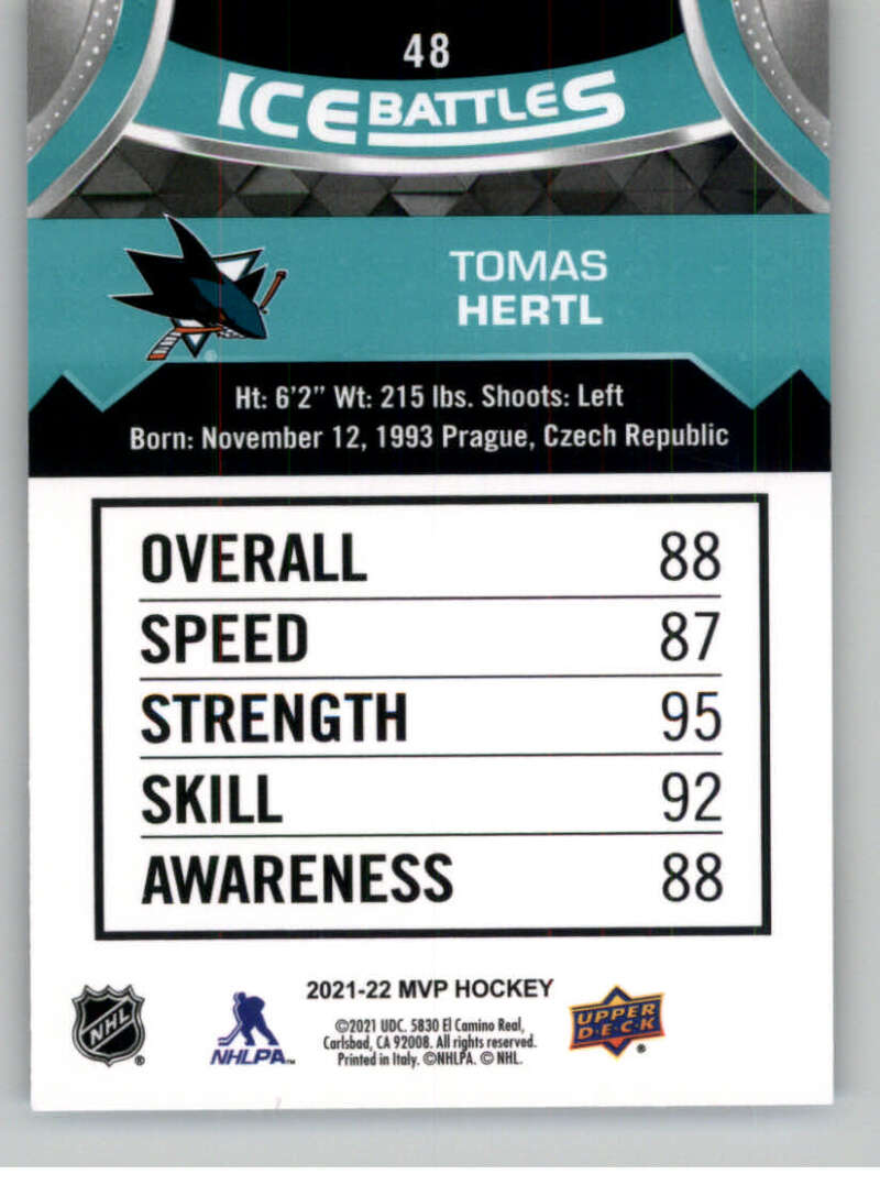 2021-22 Upper Deck MVP ICE BATTLES NHL Hockey Trading Cards Pick From List - Bild 96 von 500