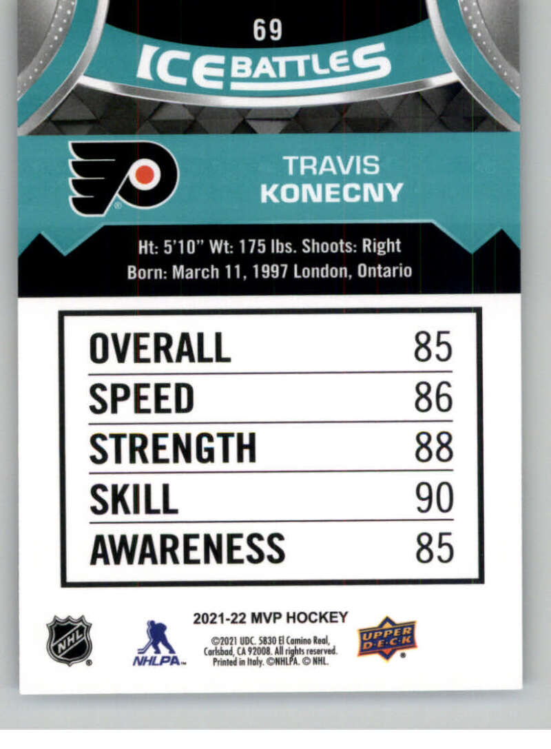 2021-22 Upper Deck MVP ICE BATTLES NHL Hockey Trading Cards Pick From List - Bild 138 von 500