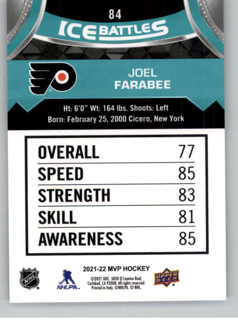 2021-22 Upper Deck MVP ICE BATTLES NHL Hockey Trading Cards Pick From List - Bild 168 von 500