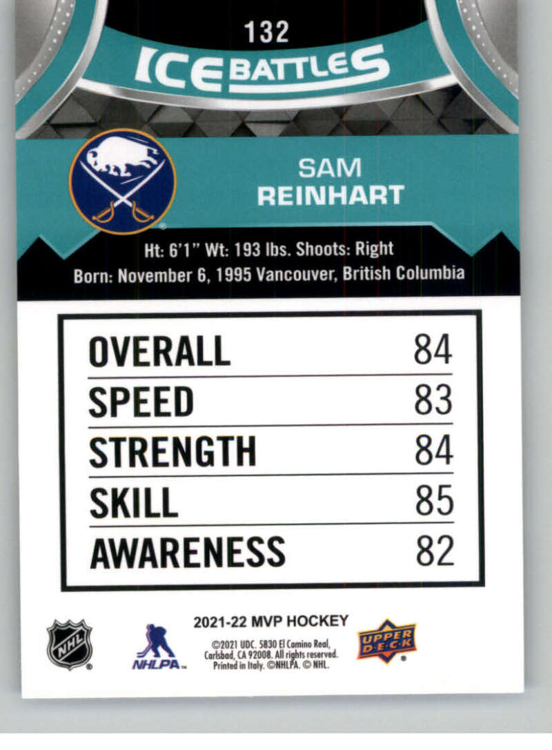 2021-22 Upper Deck MVP ICE BATTLES NHL Hockey Trading Cards Pick From List - Bild 264 von 500