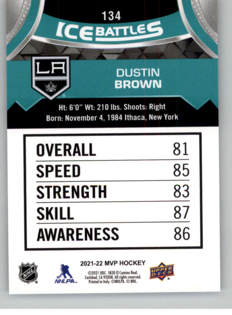 2021-22 Upper Deck MVP ICE BATTLES NHL Hockey Trading Cards Pick From List - Bild 268 von 500