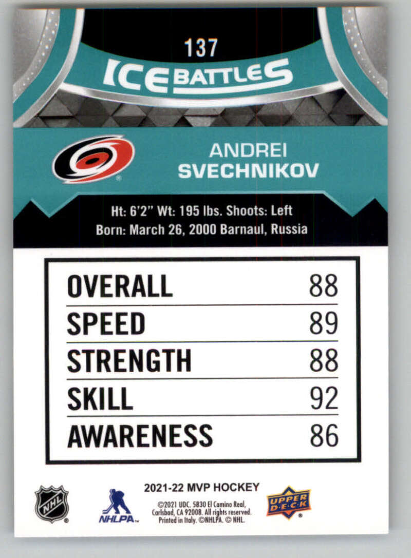 2021-22 Upper Deck MVP ICE BATTLES NHL Hockey Trading Cards Pick From List - Bild 274 von 500