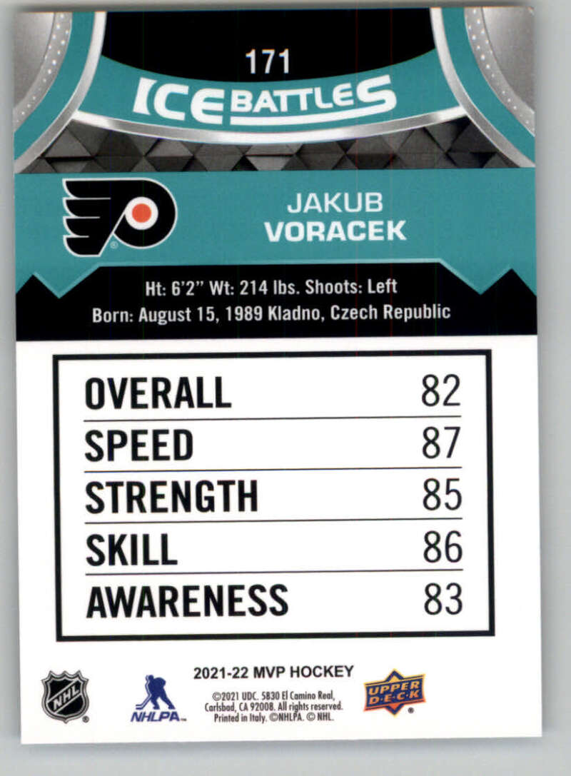 2021-22 Upper Deck MVP ICE BATTLES NHL Hockey Trading Cards Pick From List - Bild 342 von 500