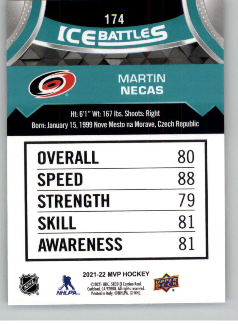 2021-22 Upper Deck MVP ICE BATTLES NHL Hockey Trading Cards Pick From List - Bild 348 von 500