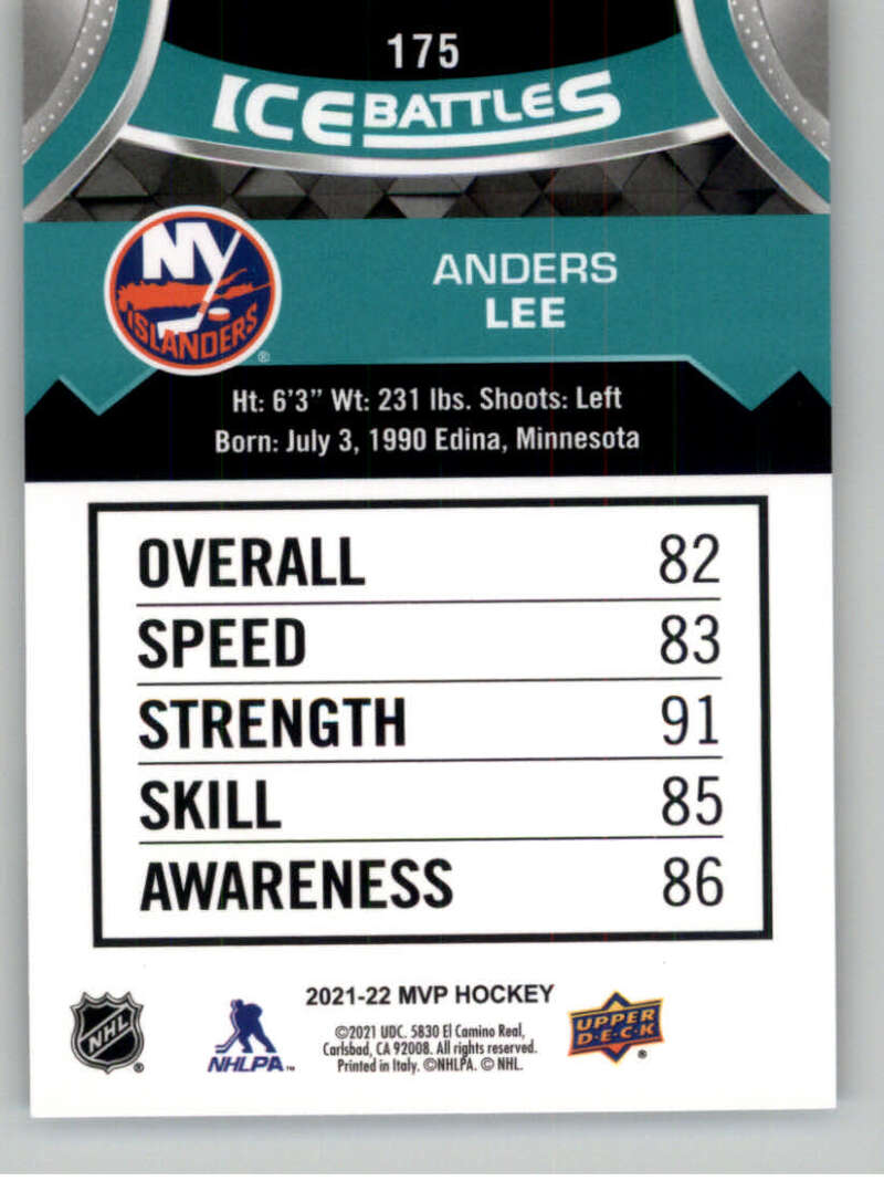 2021-22 Upper Deck MVP ICE BATTLES NHL Hockey Trading Cards Pick From List - Bild 350 von 500