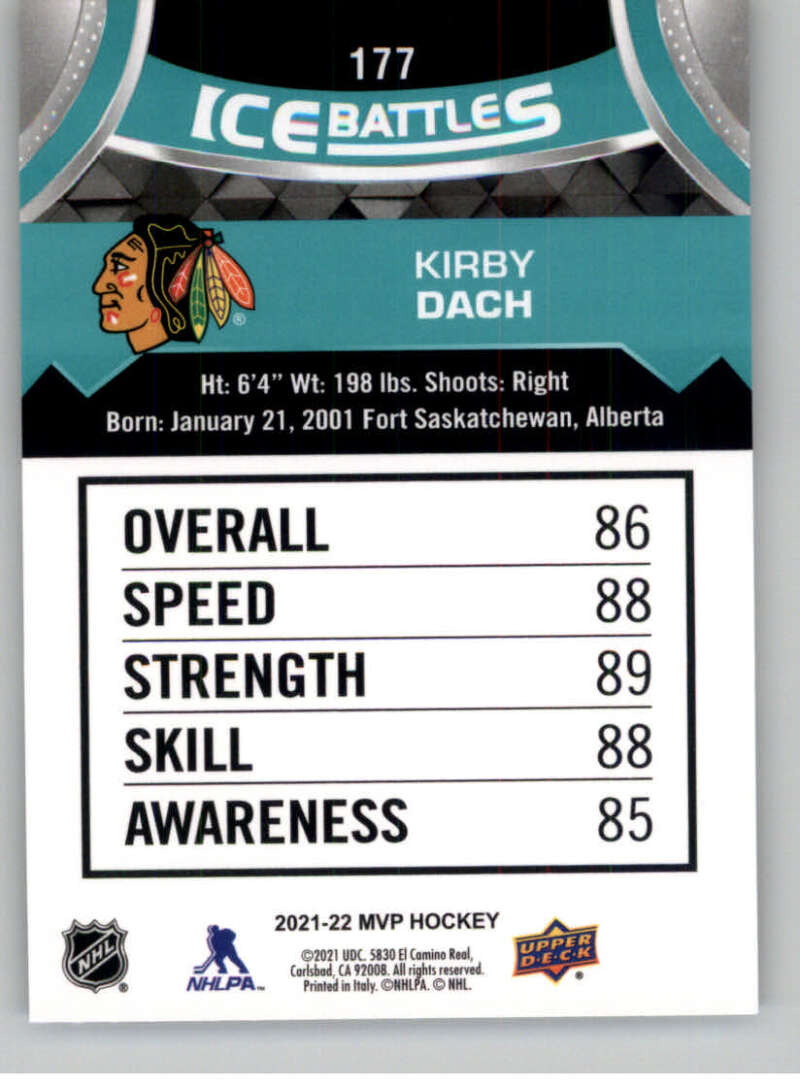 2021-22 Upper Deck MVP ICE BATTLES NHL Hockey Trading Cards Pick From List - Bild 354 von 500