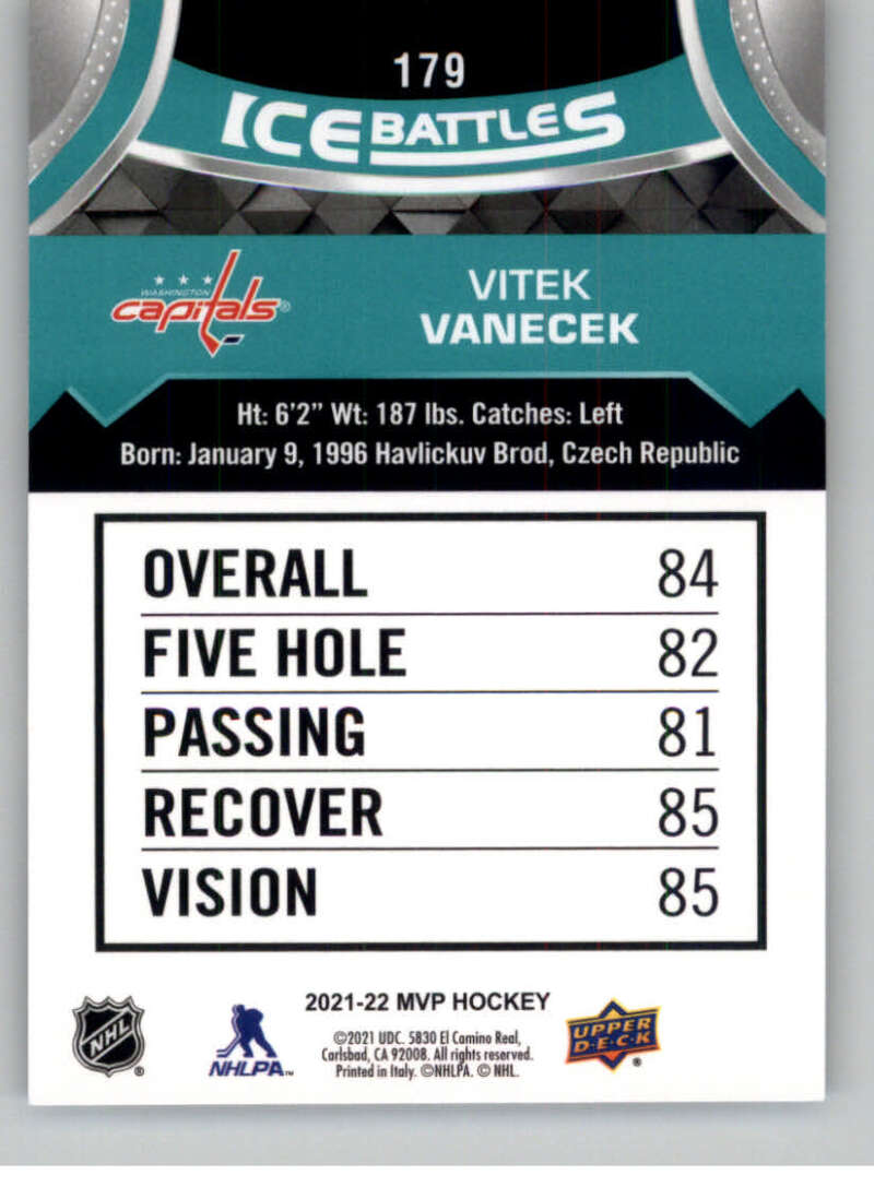 2021-22 Upper Deck MVP ICE BATTLES NHL Hockey Trading Cards Pick From List - Bild 358 von 500