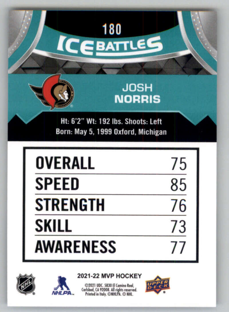 2021-22 Upper Deck MVP ICE BATTLES NHL Hockey Trading Cards Pick From List - Bild 360 von 500