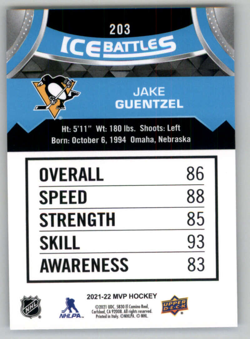 2021-22 Upper Deck MVP ICE BATTLES NHL Hockey Trading Cards Pick From List - Bild 406 von 500