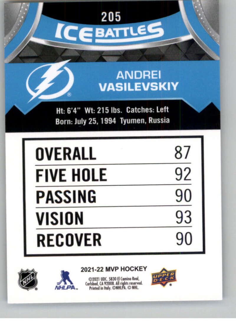 2021-22 Upper Deck MVP ICE BATTLES NHL Hockey Trading Cards Pick From List - Bild 410 von 500