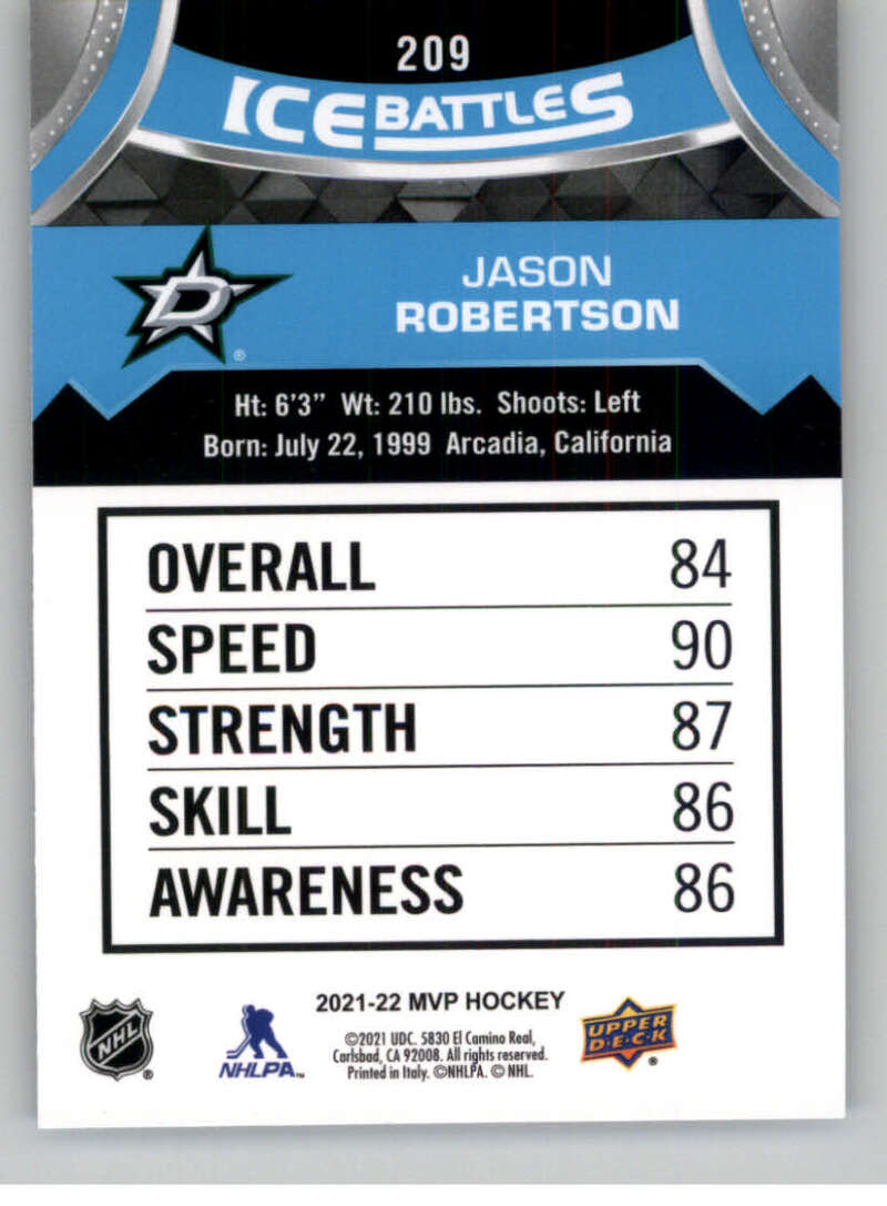 2021-22 Upper Deck MVP ICE BATTLES NHL Hockey Trading Cards Pick From List - Bild 418 von 500