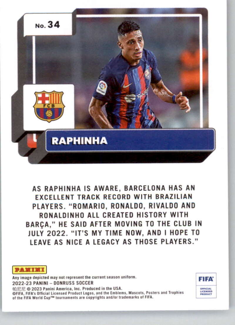 PANINI DONRUSS « FIFA 2022-23 SOCCER CARDS » : fiche signalétique avec