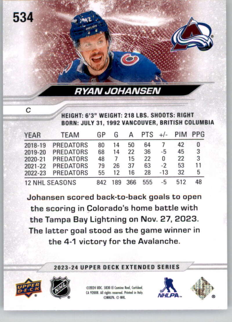 thumbnail image 2 of 2023-24 Upper Deck Extended Series Base Outburst Silver – Connor McDavid NEXTKIN #123 – NHL Hockey Card 2 of 6