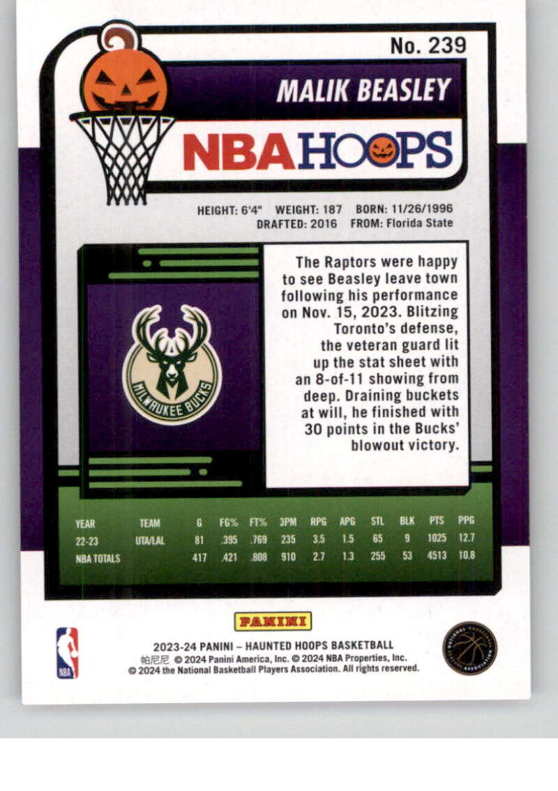 2023-24 Panini Haunted Hoops Orange Basketball Parallels Pick From