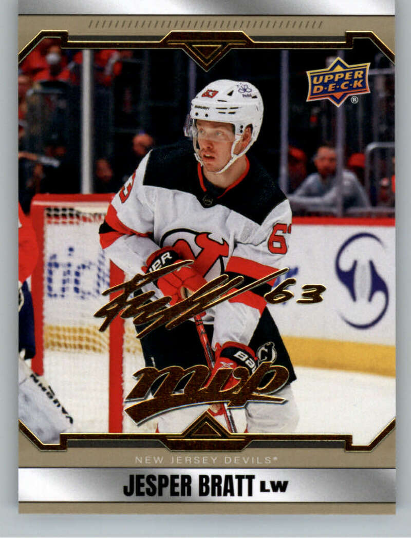 Jesper Bratt Wallpaper Hockey Card Jesper Bratt Nhl Jesper Bratt