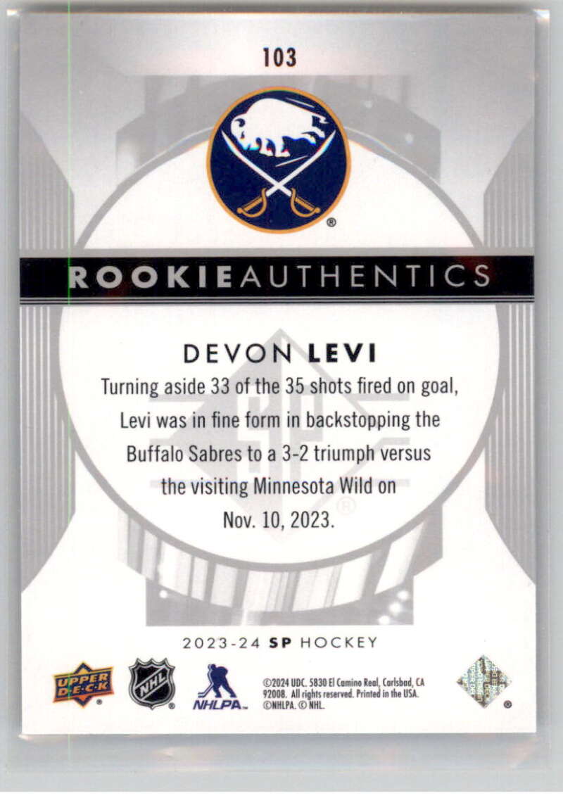 2023-24 Upper Deck SP Hockey Foilboard Rookies/Authentic Profiles Pick From List - Picture 2 of 14