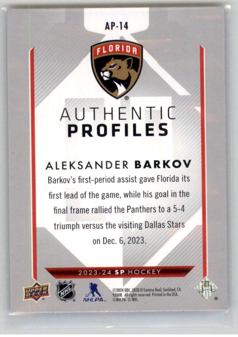 2023-24 Upper Deck SP Hockey Foilboard Rookies/Authentic Profiles Pick From List - Picture 14 of 14