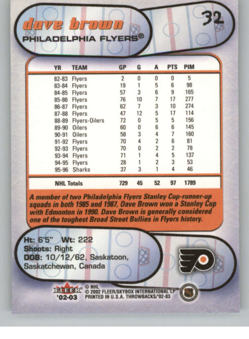 2002-03 Fleer Throwbacks NHL Hockey Cards Pick From List/Complete Your Set - Picture 64 of 184