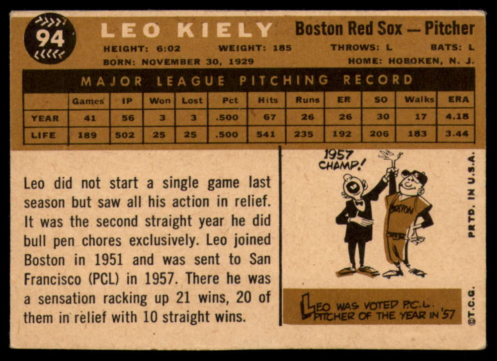 1960 Topps Baseball #91 to #180 - Complete your set - Pick your card - Picture 21 of 455