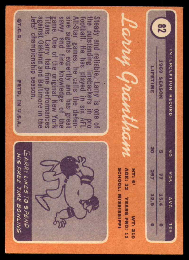 1970 Topps Football #1 to #89 - Complete your set - Pick your card - Picture 441 of 475