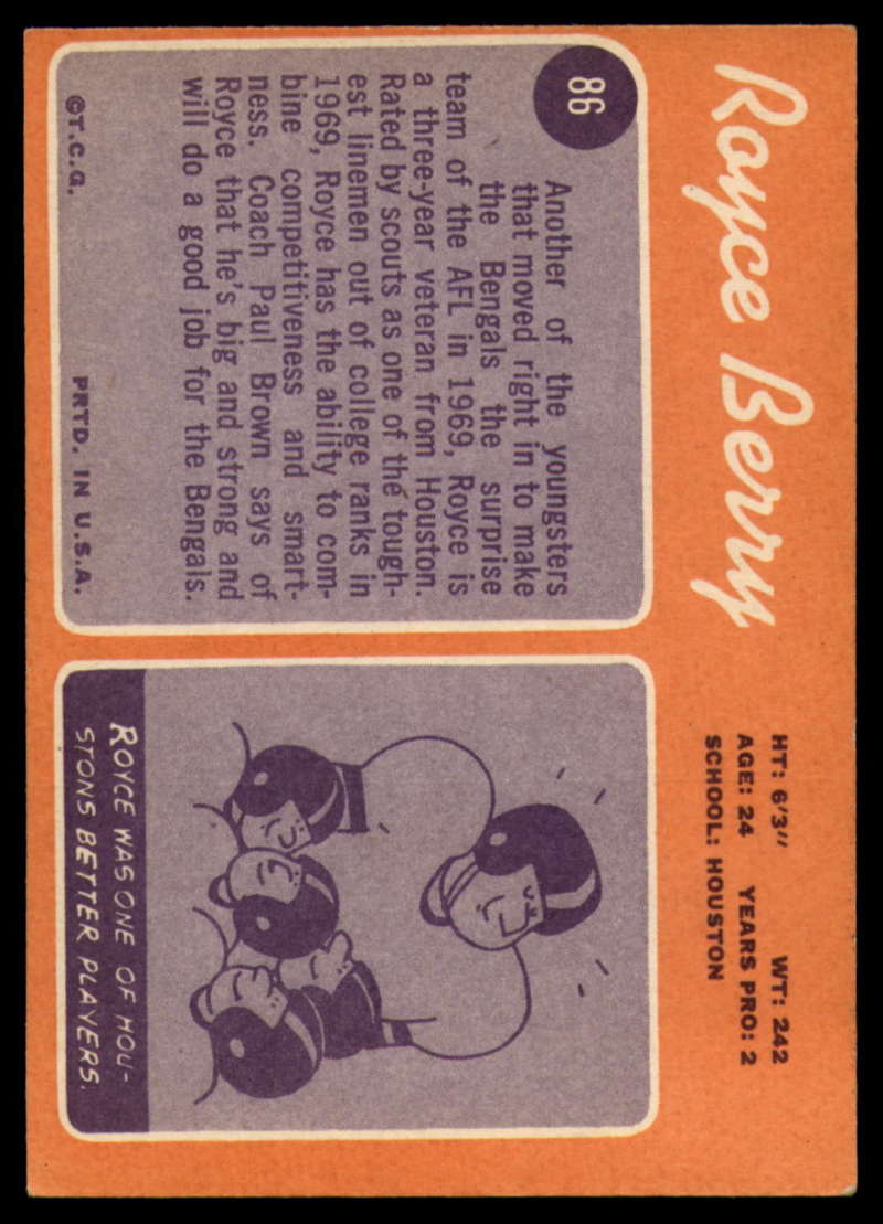 1970 Topps Football #1 to #89 - Complete your set - Pick your card - Picture 459 of 475