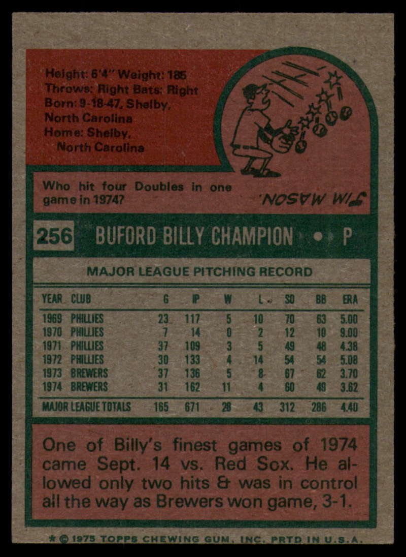 1975 Topps Baseball #166 - #259 - Complete your set - Pick your card - Picture 425 of 451