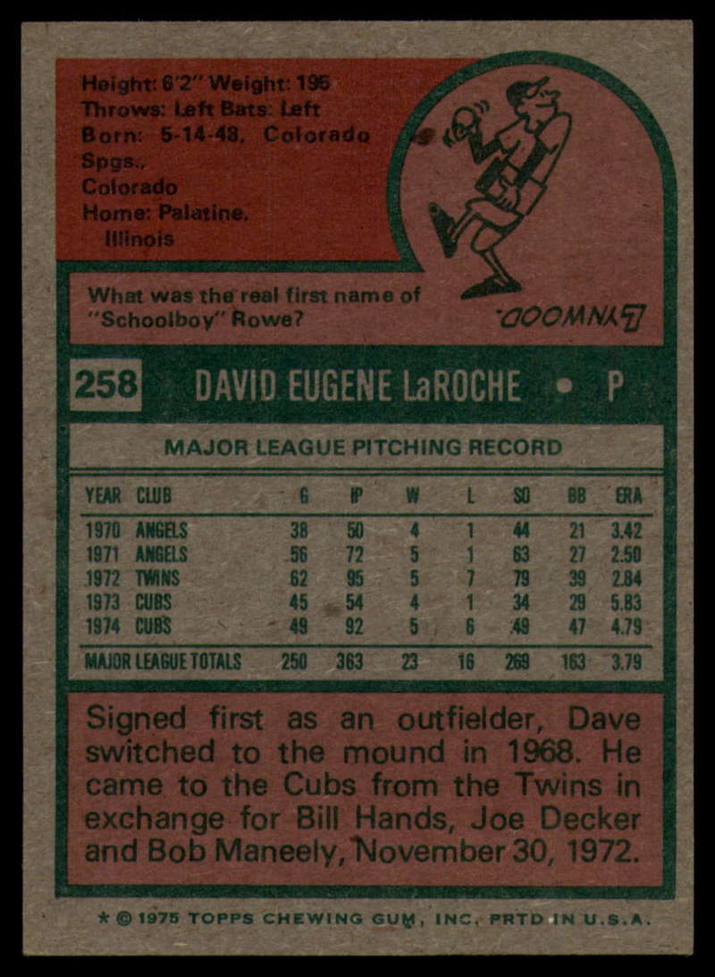 1975 Topps Baseball #166 - #259 - Complete your set - Pick your card - Picture 441 of 451