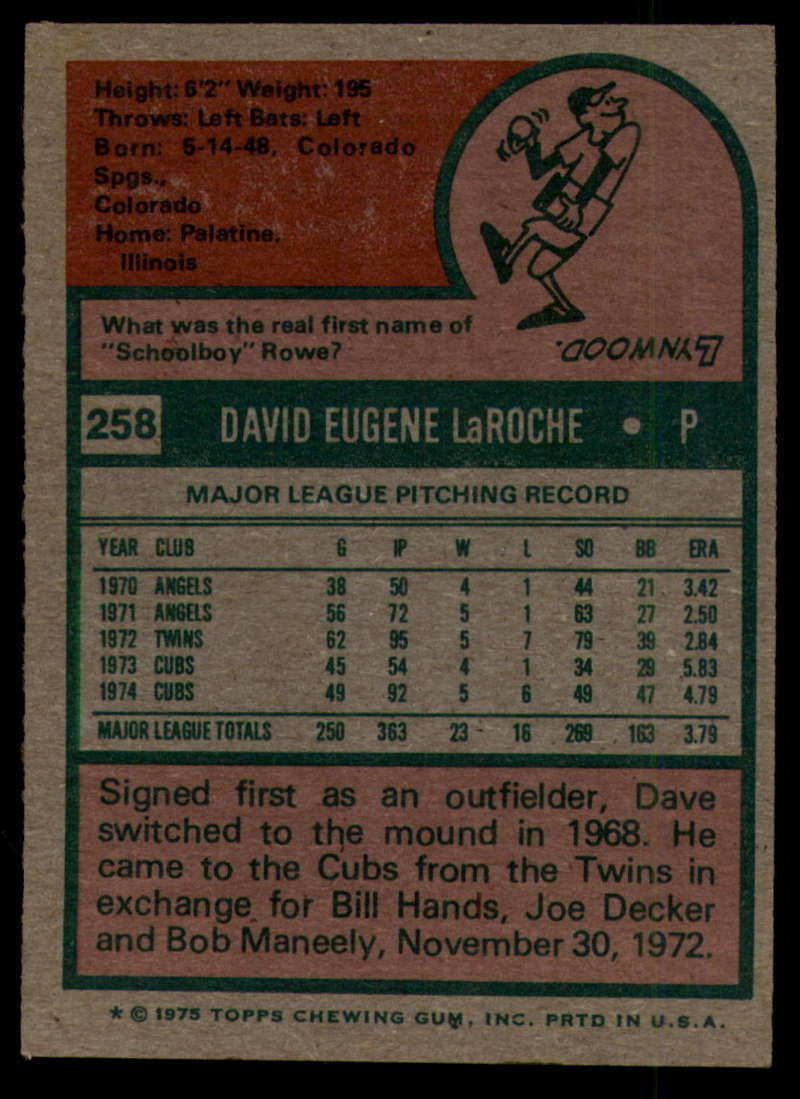 1975 Topps Baseball #166 - #259 - Complete your set - Pick your card - Picture 443 of 451