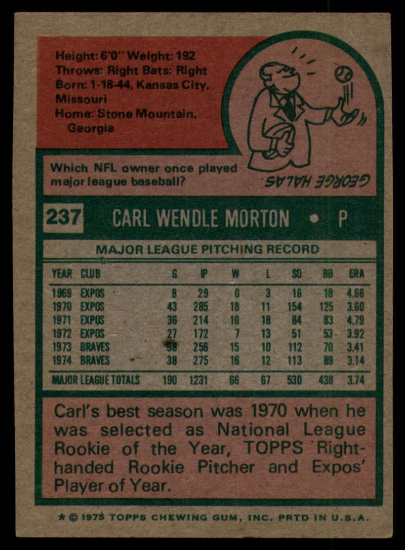 1975 Topps Baseball #166 - #259 - Complete your set - Pick your card - Picture 335 of 451