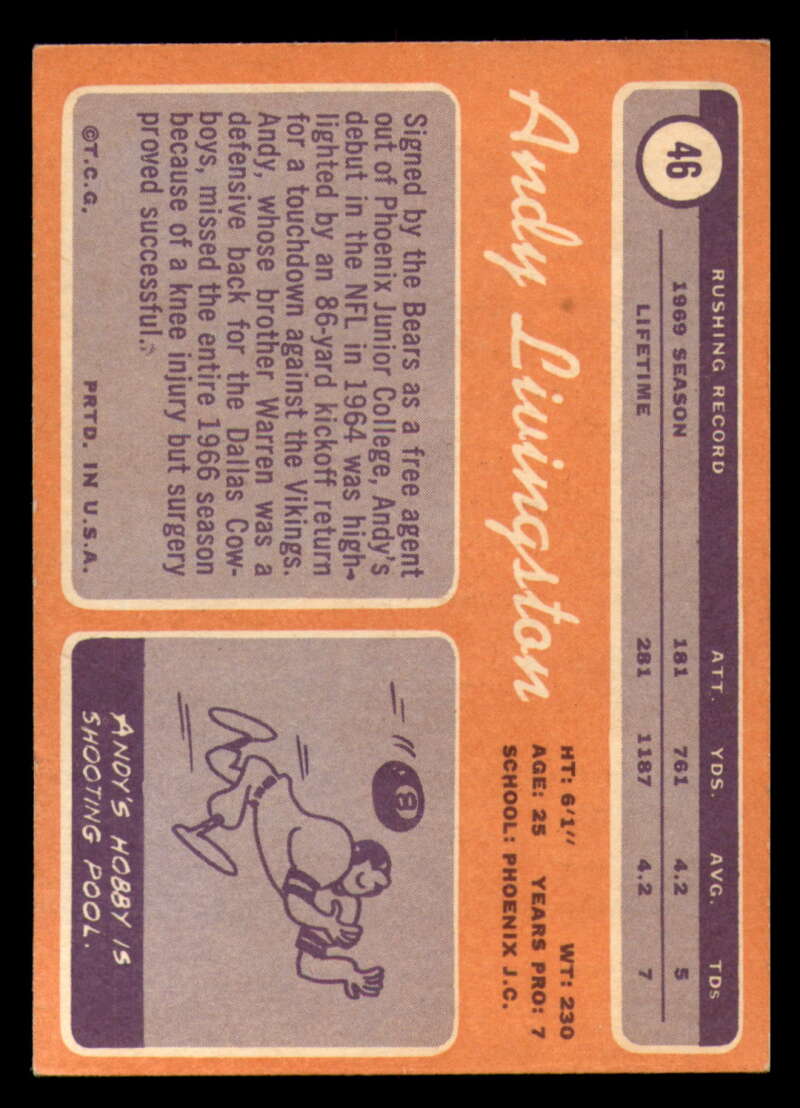 1970 Topps Football #1 to #89 - Complete your set - Pick your card - Picture 259 of 475