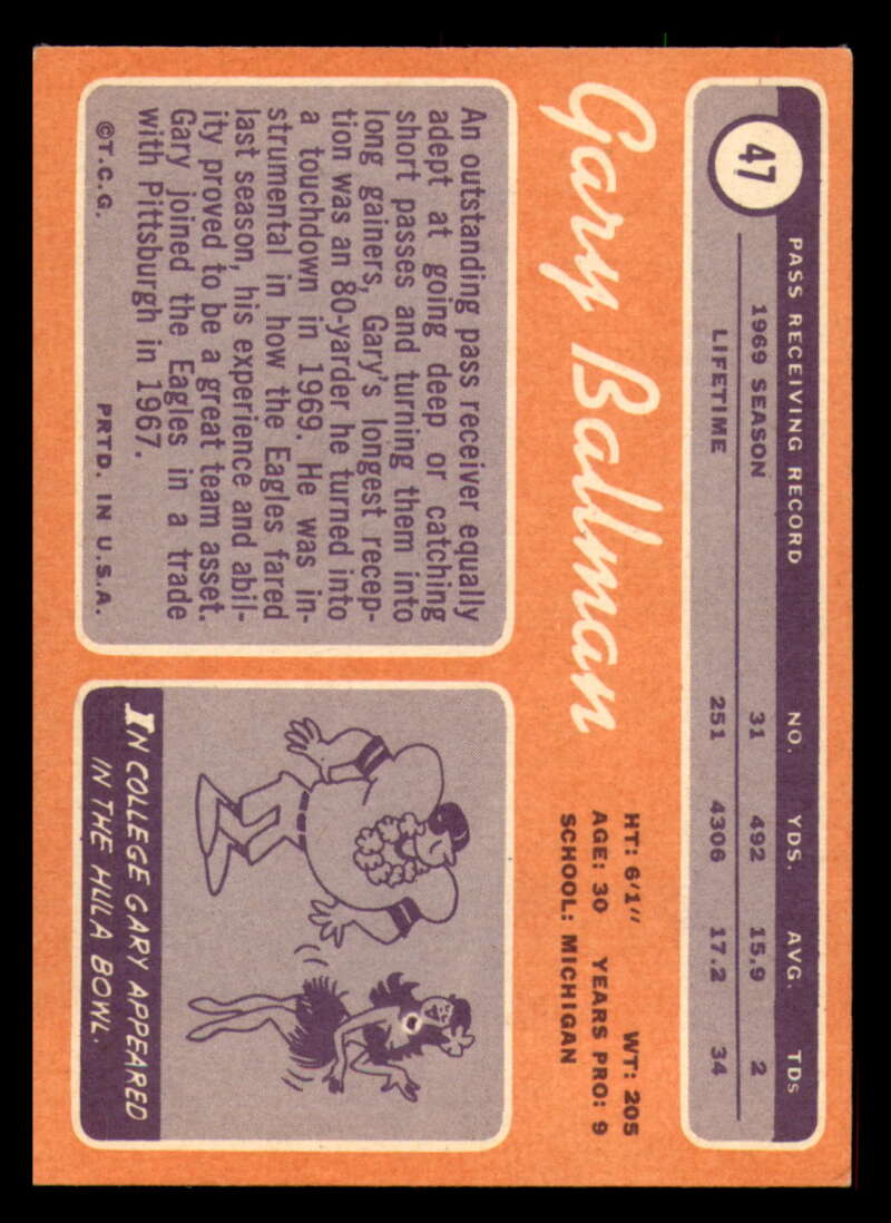 1970 Topps Football #1 to #89 - Complete your set - Pick your card - Picture 271 of 475