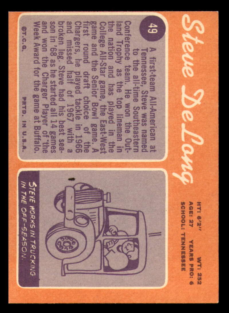 1970 Topps Football #1 to #89 - Complete your set - Pick your card - Picture 289 of 475