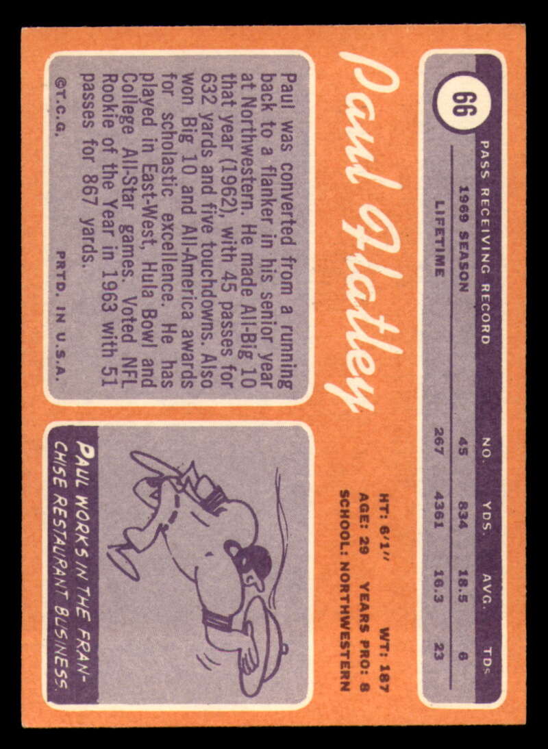 1970 Topps Football #1 to #89 - Complete your set - Pick your card - Picture 365 of 475