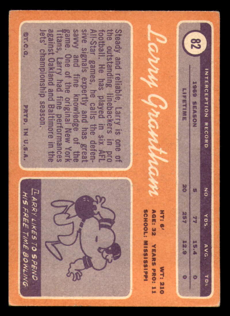 1970 Topps Football #1 to #89 - Complete your set - Pick your card - Picture 443 of 475