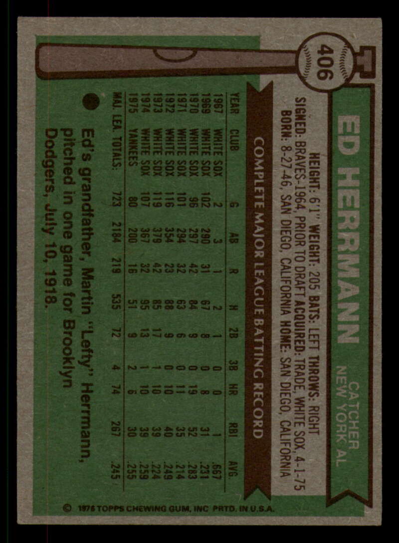 1976 Topps Baseball #391 to #450 - Complete your set - Pick your card - Picture 125 of 465