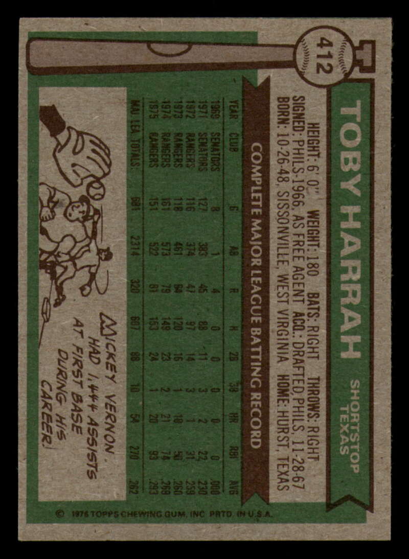 1976 Topps Baseball #391 to #450 - Complete your set - Pick your card - Picture 181 of 465