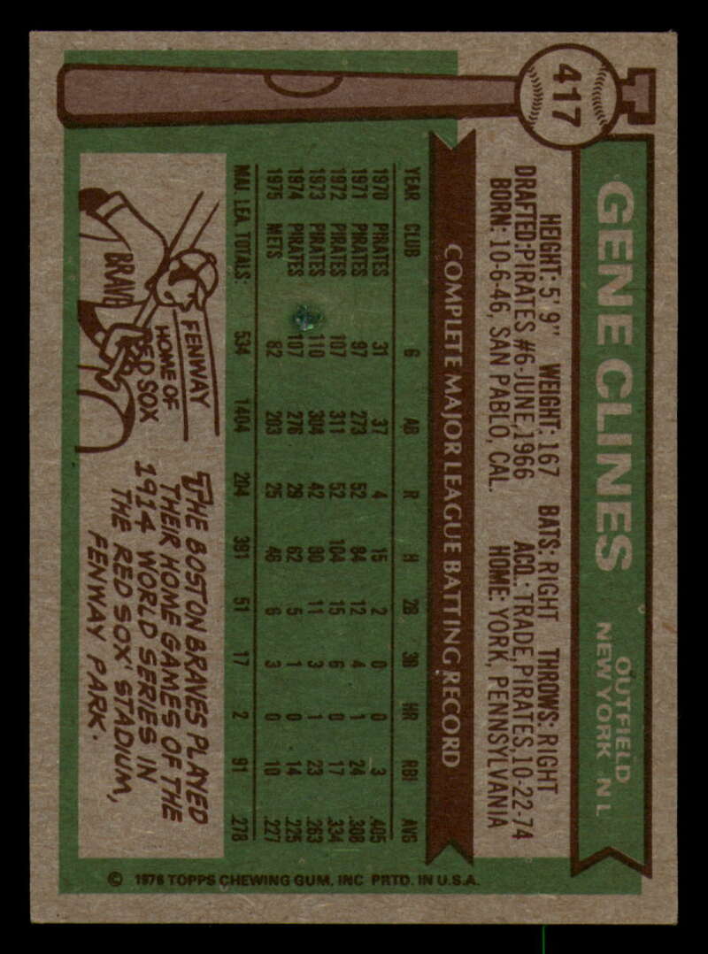 1976 Topps Baseball #391 to #450 - Complete your set - Pick your card - Picture 219 of 465