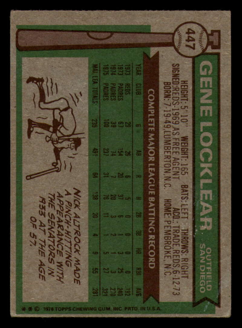 1976 Topps Baseball #391 to #450 - Complete your set - Pick your card - Picture 435 of 465