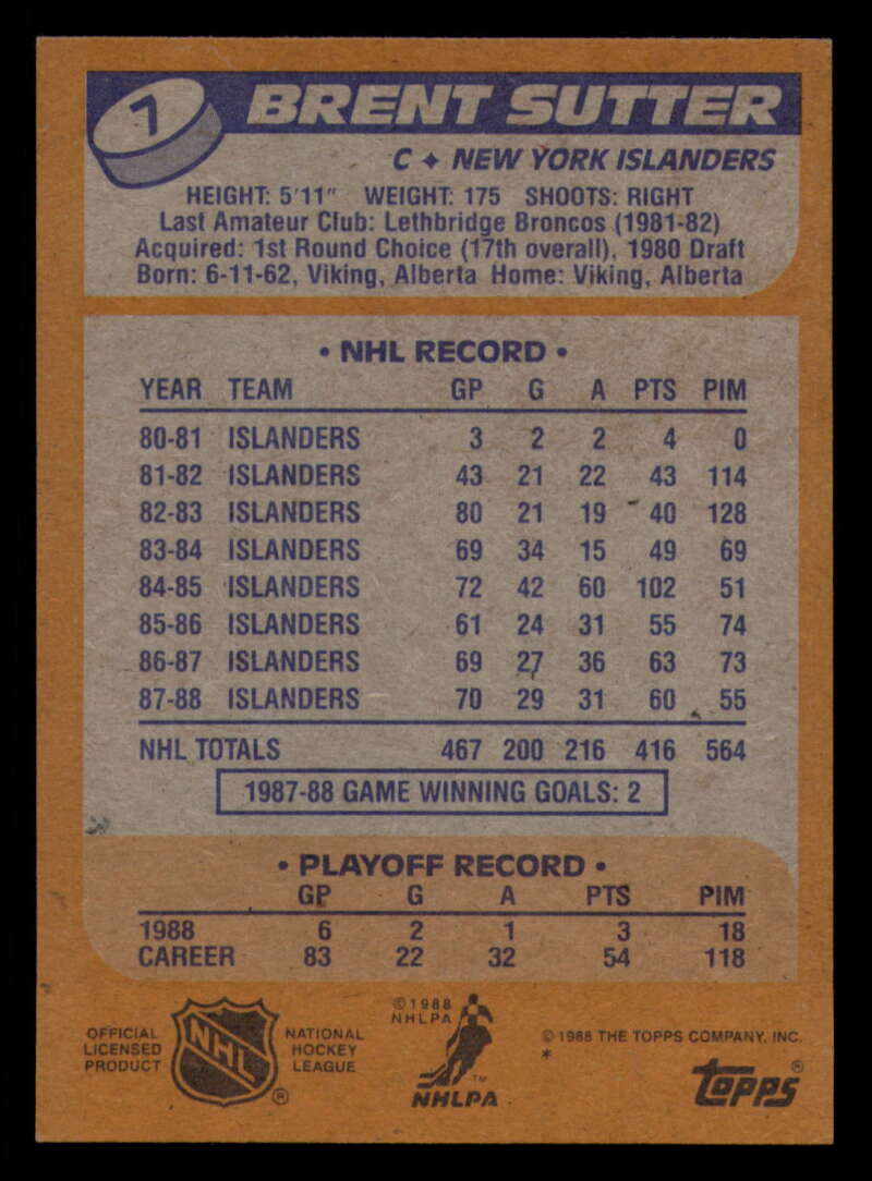 1988-89 Topps Hockey - #2 - #100 - Complete your set - Pick your card - Picture 33 of 433