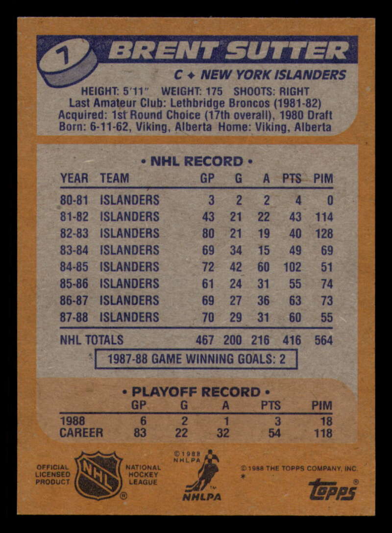 1988-89 Topps Hockey - #2 - #100 - Complete your set - Pick your card - Picture 31 of 433