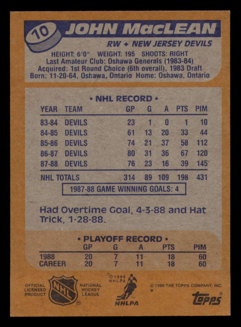 1988-89 Topps Hockey - #2 - #100 - Complete your set - Pick your card - Picture 45 of 433