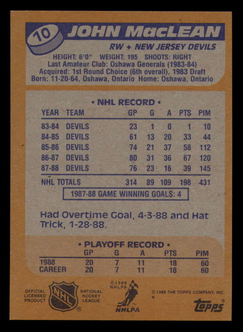 1988-89 Topps Hockey - #2 - #100 - Complete your set - Pick your card - Picture 47 of 433