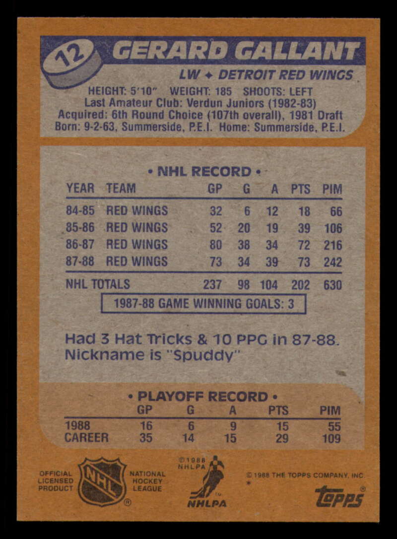 1988-89 Topps Hockey - #2 - #100 - Complete your set - Pick your card - Picture 51 of 433