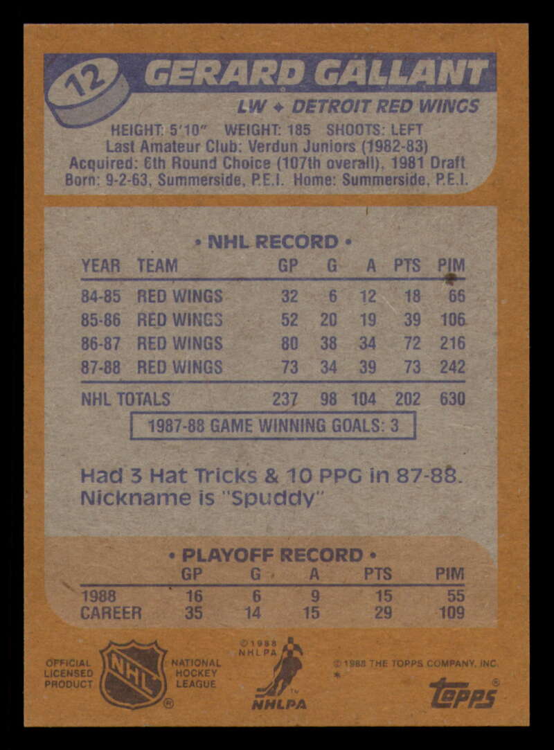 1988-89 Topps Hockey - #2 - #100 - Complete your set - Pick your card - Picture 55 of 433