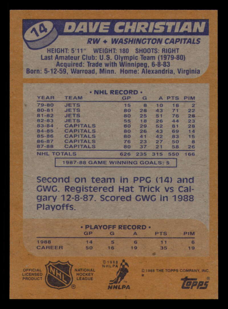 1988-89 Topps Hockey - #2 - #100 - Complete your set - Pick your card - Picture 57 of 433