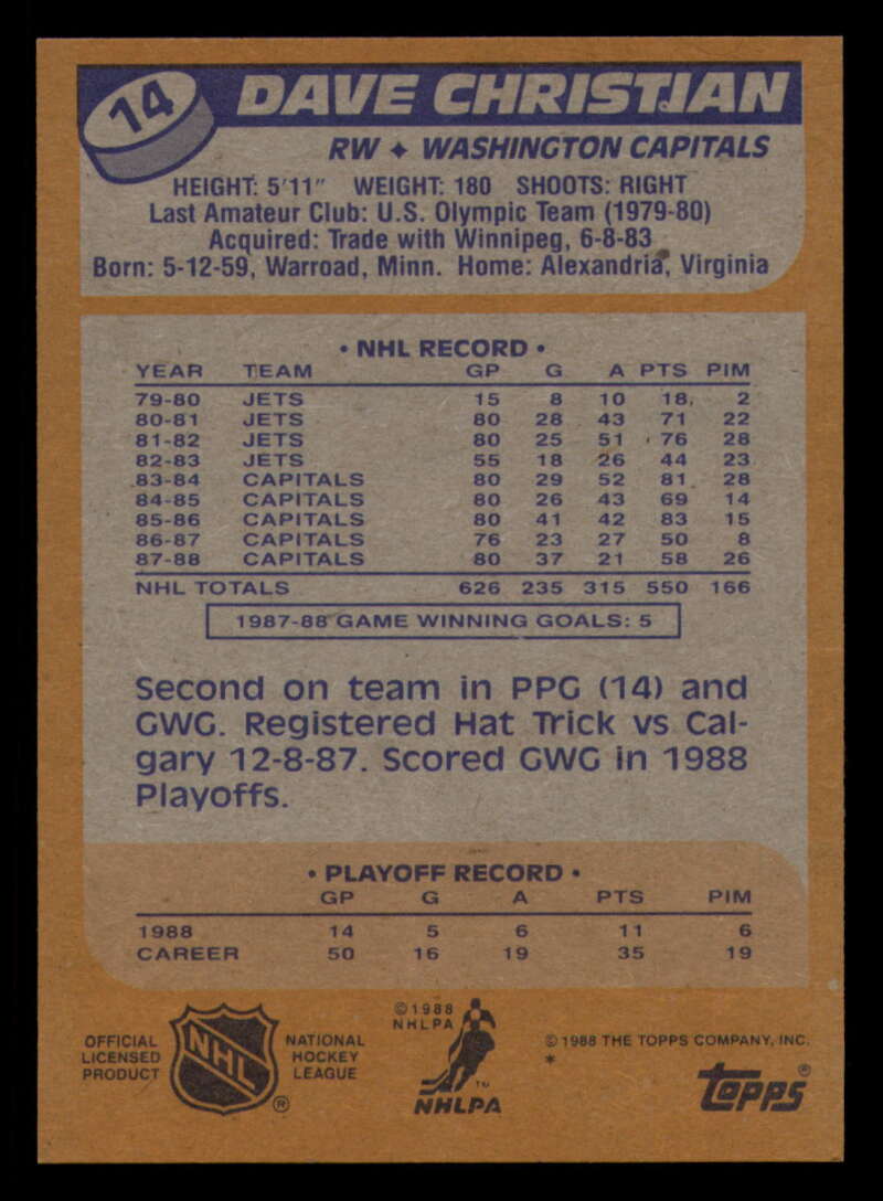 1988-89 Topps Hockey - #2 - #100 - Complete your set - Pick your card - Picture 61 of 433