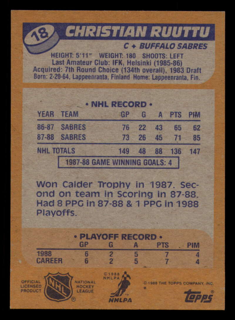 1988-89 Topps Hockey - #2 - #100 - Complete your set - Pick your card - Picture 87 of 433