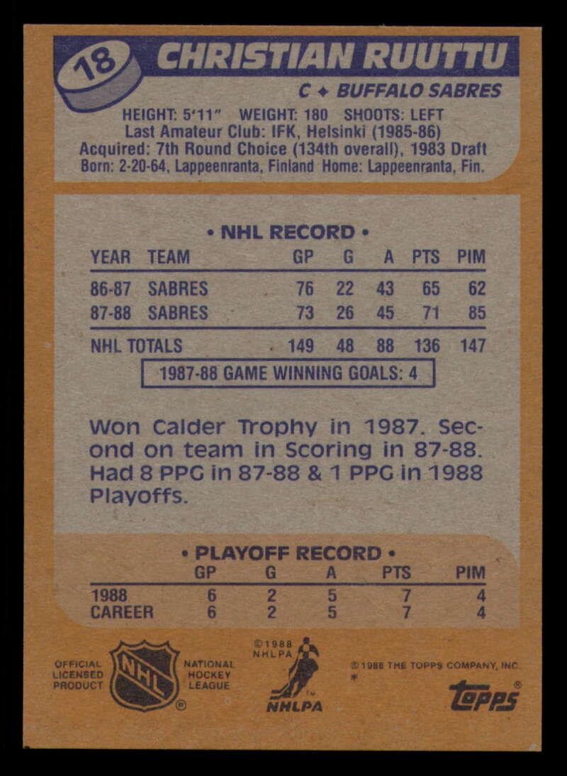 1988-89 Topps Hockey - #2 - #100 - Complete your set - Pick your card - Picture 91 of 433